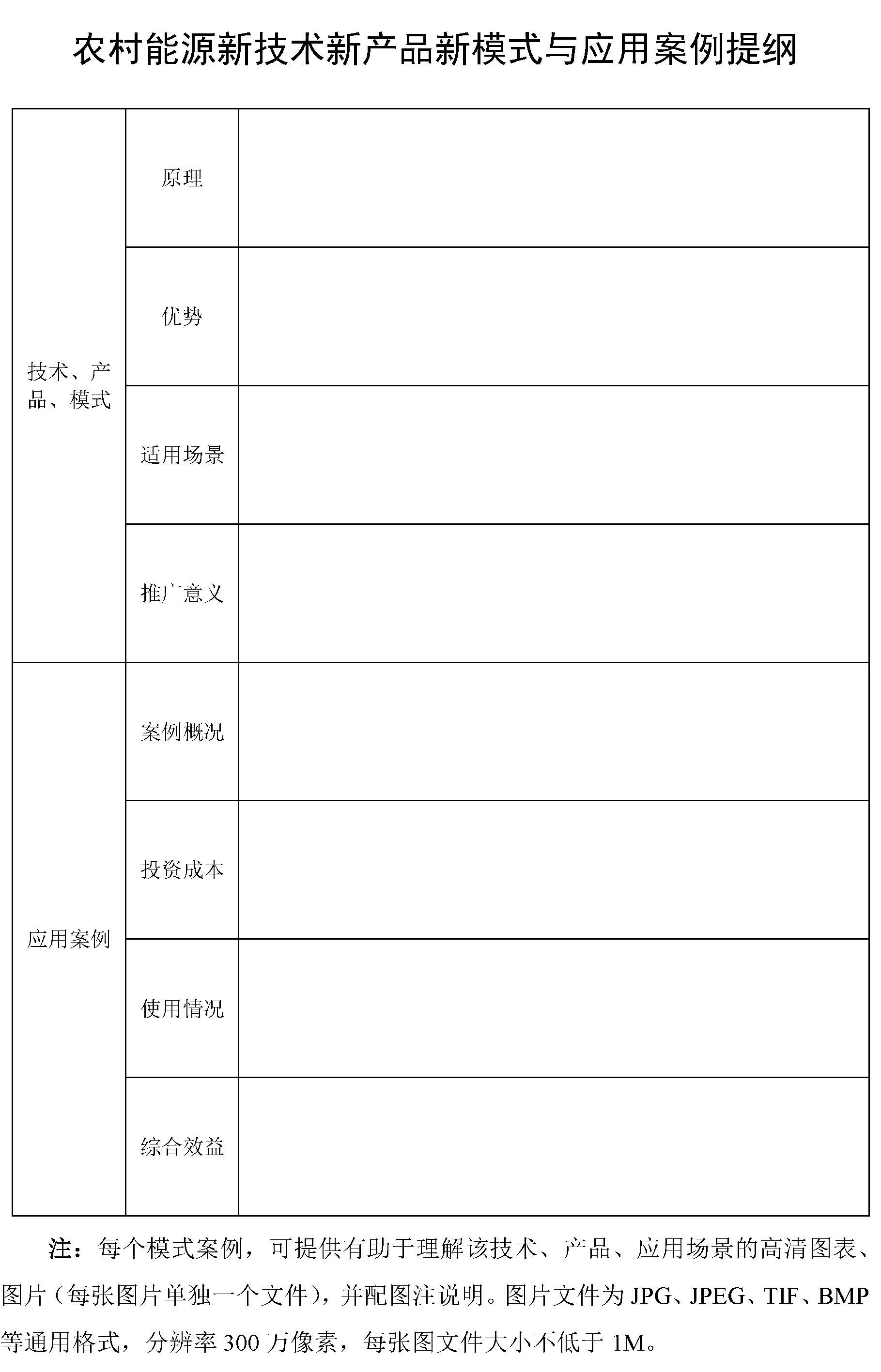 關于征集農村能源新技術新產品新模式與應用案例的通知2