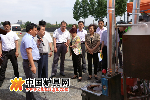 王頂岐一行考察齊昊蘭炭、潔凈型煤專用采暖爐